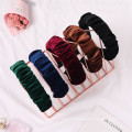 Bandeau cheveux Solid Folds Velvet Korean Autumn Winter Wholesale hair band for women  Hairband  Headband   Hair Accessories